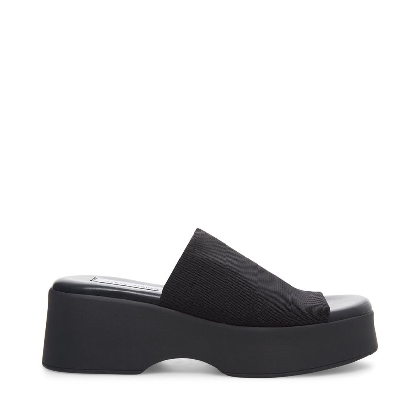 Sandalias de Plataforma Steve Madden Slinky30 Mujer Negras | ES CUSE86